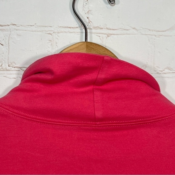 Lands End Turtleneck Womens 1X Pink Pullover Stretch Long Sleeve Top - Picture 5 of 9
